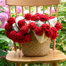3-in-1 Rosebud Knit Throw